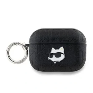 Husa Karl Lagerfeld PU Embossed Choupette Headpentru AirPods 3, Negru