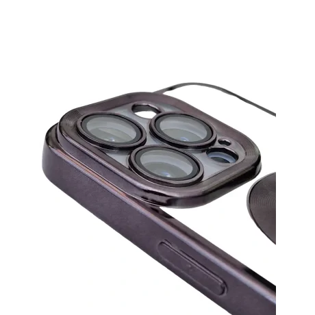 Husa Spate Beauty Lens Frame Joe pentru iPhone 15 Pro Negru