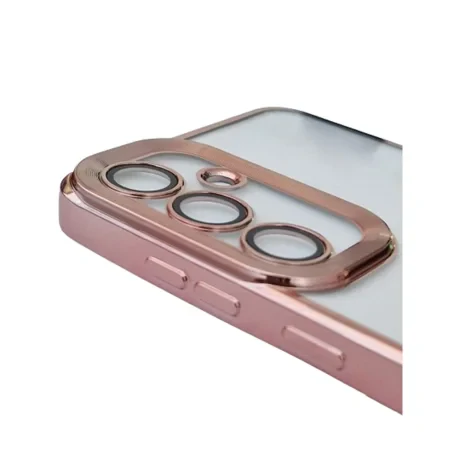 Husa Spate Beauty Lens Frame Joe pentru Samsung Galaxy S24 Plus Roz