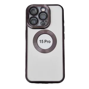 Husa Spate Beauty Lens Frame Joe pentru iPhone 15 Pro Negru