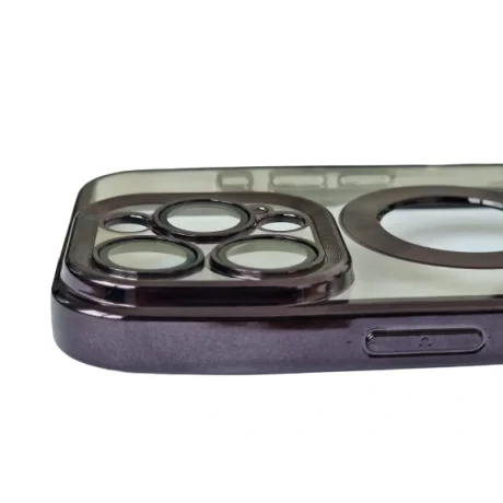 Husa Spate Beauty Lens Frame Joe pentru iPhone 15 Pro Max Negru