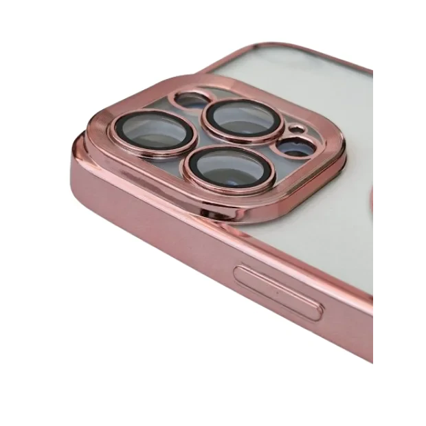 Husa Spate Beauty Lens Frame Joe pentru iPhone 15 Pro Max Roz