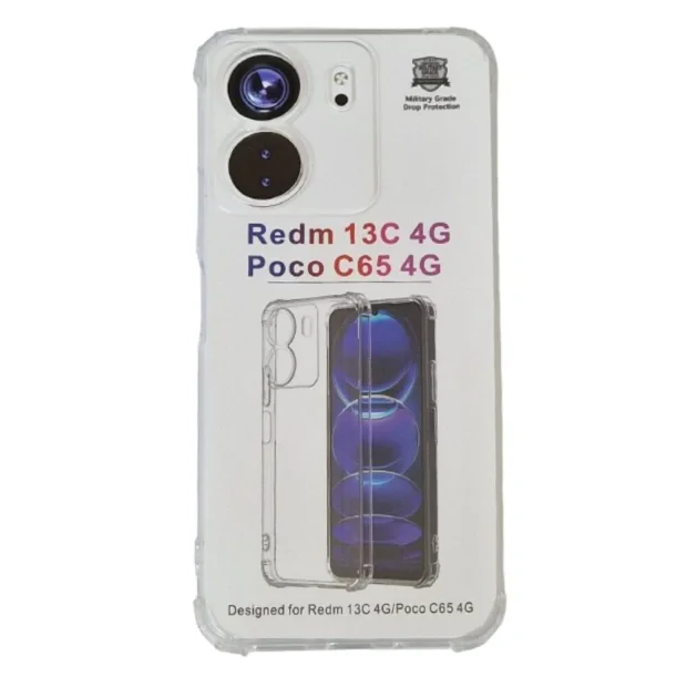 Husa Spate Silicon Slim pentru Xiaomi Redmi 13C 4G / Poco C65 Transparent