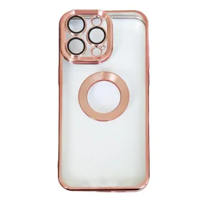 Husa Spate Beauty Lens Frame Joe pentru iPhone 15 Pro Roz