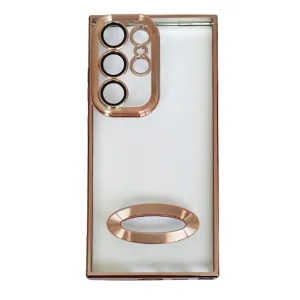 Husa Spate Beauty Lens Frame Joe pentru Samsung Galaxy S24 Ultra Roz
