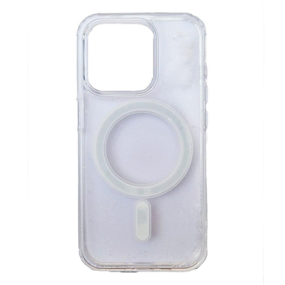 Husa Spate Hard MagSafe pentru iPhone 15 Pro Transparent thumb