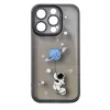 Husa Spate Ultra Trendy pentru iPhone 15 Pro Space 2 Transparent