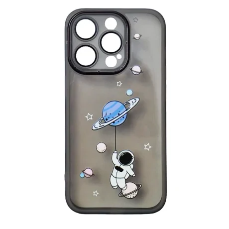 Husa Spate Ultra Trendy pentru iPhone 15 Pro Space 2 Transparent