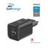 Incarcator Retea Swissten Gan 1x USB-C 45W PD+1XUSB-A 18W Negru