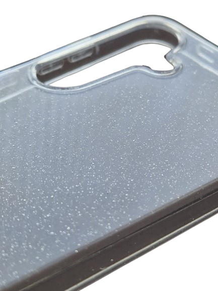 Husa Spate Fashion pentru Samsung Galaxy A55 Transparent/Glitter thumb