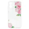 Husa Spate Silicon Tel Protect pentru Samsung Galaxy A05 Floral Transparent