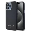 Husa Karl Lagerfeld Grained PU Hotel RSG pentru iPhone 15 Pro Max Negru