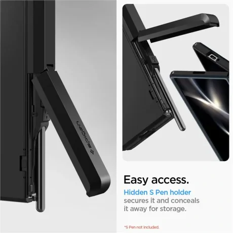 Spigen Tough Armor Pro P pentru  Samsung Galaxy Z Fold6 negru
