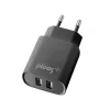 Incarcator Retea Ploos Dual Usb 2A PLTC2USB2AK Negru