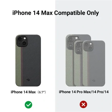 Husa Spate Pitaka Fusion Weaving MagEZ pentru iPhone 14 Plus