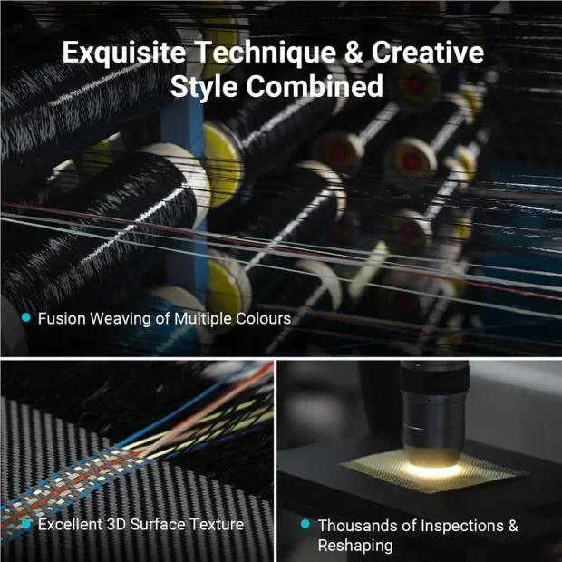 Husa Spate Pitaka Fusion Weaving MagEZ pentru iPhone 14 Plus Negru