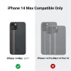 Husa Spate Pitaka Fusion Weaving MagEZ pentru iPhone 14 Plus Negru