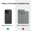 Husa Spate Pitaka MagEZ 3 1500D pentru iPhone 14 Pro Max Negru/Gri