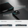 Husa Spate Pitaka MagEZ 3 600D pentru iPhone 14 Plus Gri/Negru