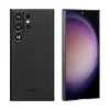Husa spate Pitaka MagEZ 3 case pentru Samsung Galaxy S23 Ultra, Negru-Gri