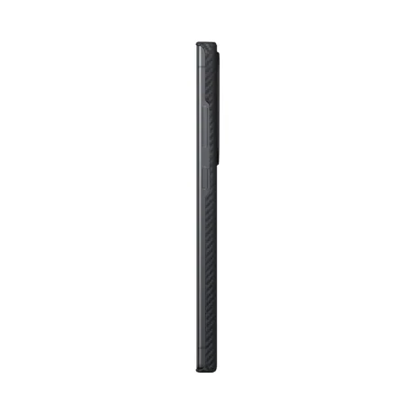 Husa spate Pitaka MagEZ 4 case pentru Samsung Galaxy S24 Ultra, Negru-Gri