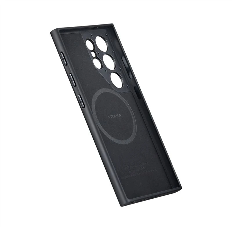 Husa Pitaka MagEZ Case Pro 4 pentru Samsung Galaxy S24 Ultra Negru-Gri thumb