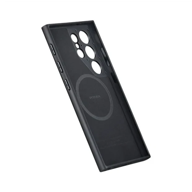 Husa Pitaka MagEZ Case Pro 4 pentru Samsung Galaxy S24 Ultra Negru-Gri