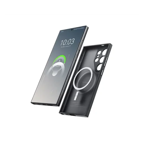 Husa Pitaka MagEZ Case Pro 4 pentru Samsung Galaxy S24 Ultra Negru-Gri