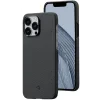 Husa Spate Pitaka Hard MagEZ 3 Aramid Twill 600D pentru iPhone 14 Pro Max KI1401PMA Negru/Gri