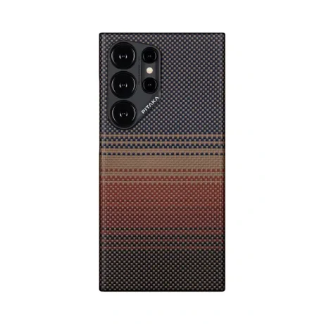 Husa spate Pitaka MagEZ 4 pentru Samsung Galaxy S24 Ultra, Sunset