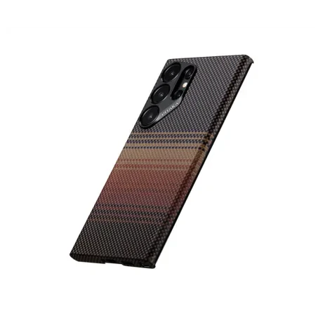 Husa spate Pitaka MagEZ 4 pentru Samsung Galaxy S24 Ultra, Sunset