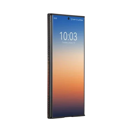 Husa spate Pitaka MagEZ 4 pentru Samsung Galaxy S24 Ultra, Sunset