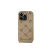 Husa Karl Lagerfeld PU Karl Heads Pattern Magsafe pentru iPhone 15 Pro Max Beige