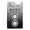 Folie Sticla Camera Glitter Urban Gadgets pentru iPhone 16/16 Plus Argintiu