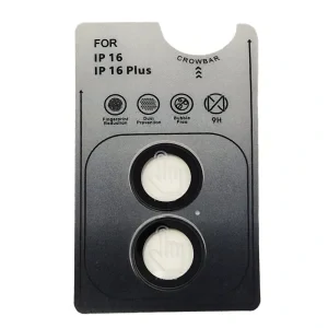 Folie Sticla Camera Individual Urban Gadgets Sapphire pentru iPhone 16/16 Plus Negru