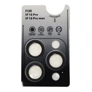 Folie Sticla Camera Individual Urban Gadgets Sapphire pentru iPhone 16 Pro/ iPhone 16 Pro Max Negru