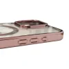 Husa Spate Beauty Lens Frame MagSafe pentru iPhone 16 Pro Max Roz/Mov