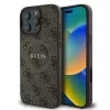 Husa Spate Guess PU 4G MagSafe pentru iPhone 16 Pro Maro