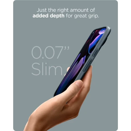Spigen Thin Fit, ardezie metalica - Google Pixel 9 Pro/Pixel 9
