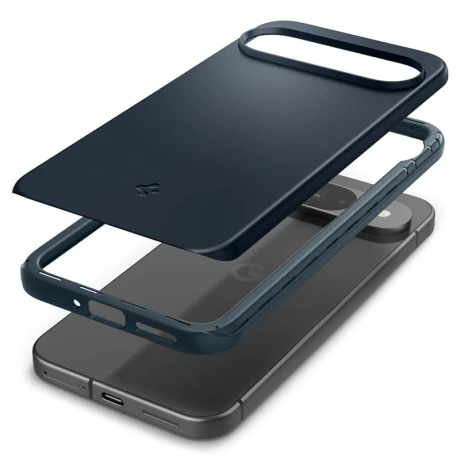 Spigen Thin Fit, ardezie metalica - Google Pixel 9 Pro/Pixel 9