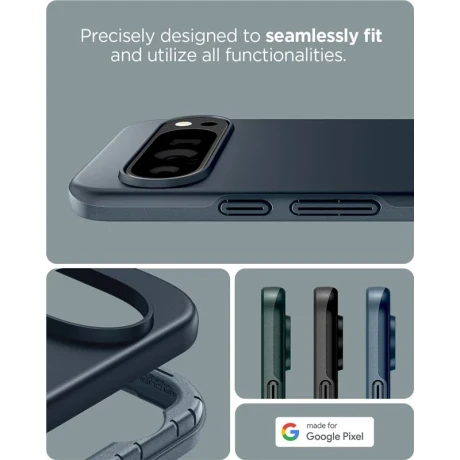 Spigen Thin Fit, ardezie metalica - Google Pixel 9 Pro/Pixel 9