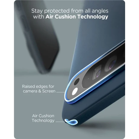 Spigen Thin Fit, ardezie metalica - Google Pixel 9 Pro/Pixel 9