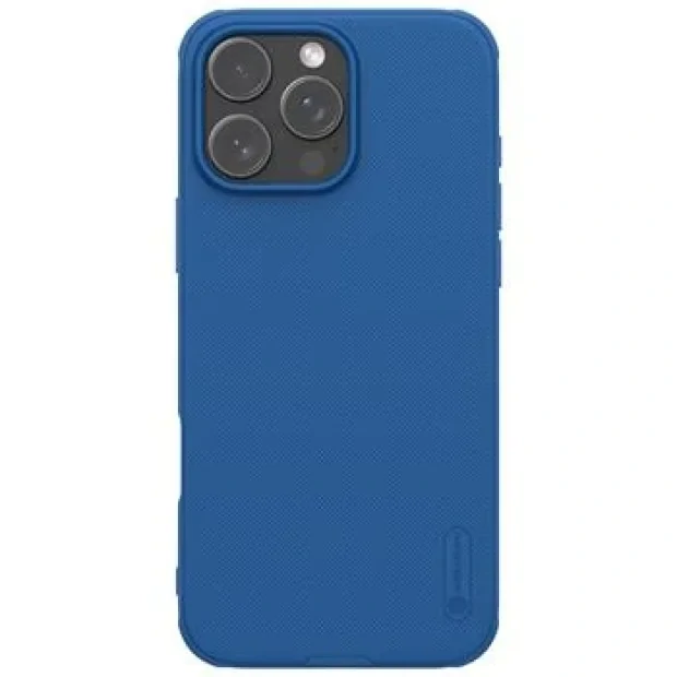 Husa Spate Nillkin Super Frosted PRO pentru iPhone 16 Pro Max Albastru