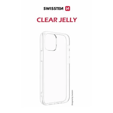 Husa Cover Swissten Silicon Jelly pentru iPhone 16 Pro Transparent