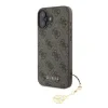 Husa Spate Guess Charm 4G pentru iPhone 16 Plus Maro
