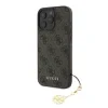 Husa Spate Guess Charm 4G pentru iPhone 16 Pro Max Maro