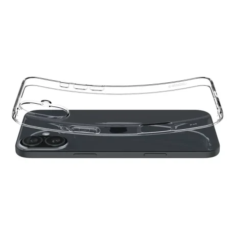 Husa Spate Spigen Cristal pentru iPhone 16 Transparent