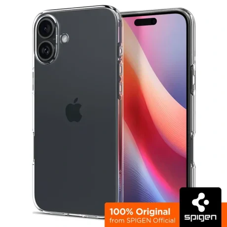 Husa Spate Spigen Cristal pentru iPhone 16 Transparent