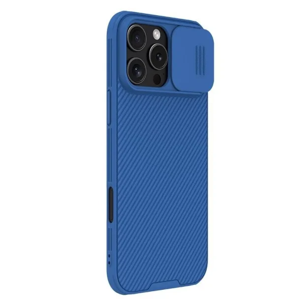 Husa Spate Nillkin CamShield PRO pentru iPhone 16 Pro Max Albastru
