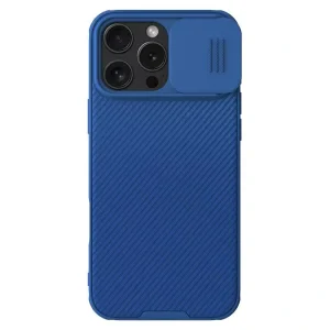 Husa Spate Nillkin CamShield PRO pentru iPhone 16 Pro Max Albastru